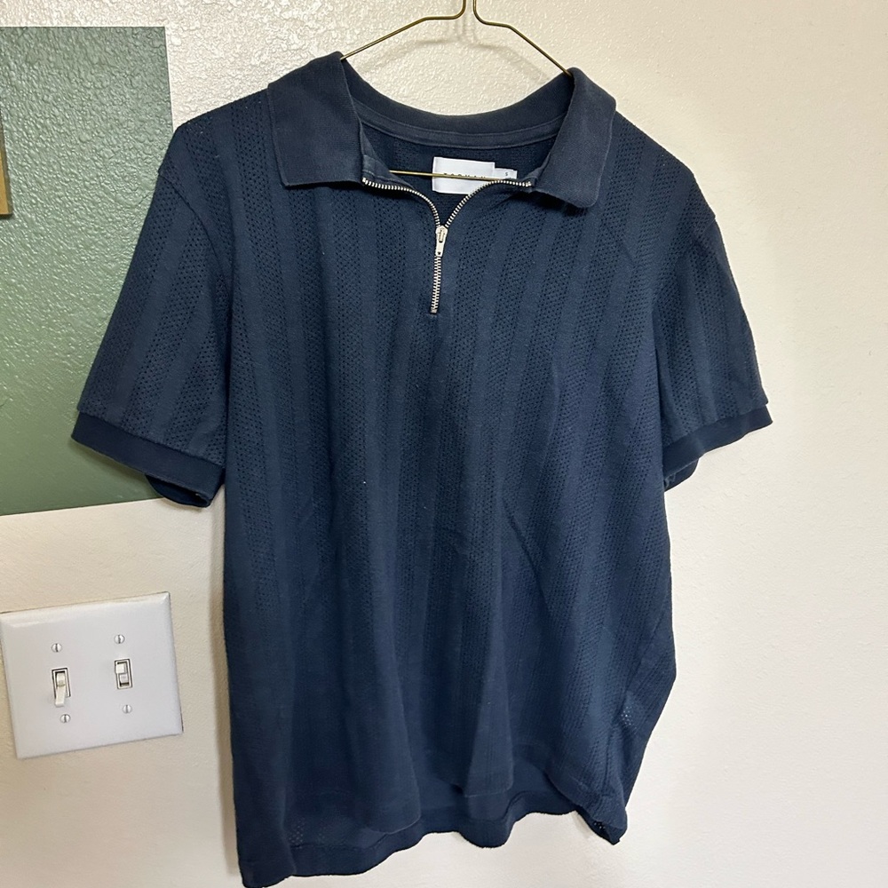 Knitted Top Man quarter zip